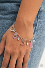 Load image into Gallery viewer, Paparazzi Accessories: Lovestruck Leisure - Pink Bracelet
