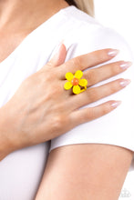 Load image into Gallery viewer, Paparazzi Accessories: Groovy Genre - Yellow Ring
