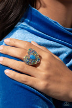 Load image into Gallery viewer, Paparazzi Accessories: Bejeweled Beau - Blue Ring
