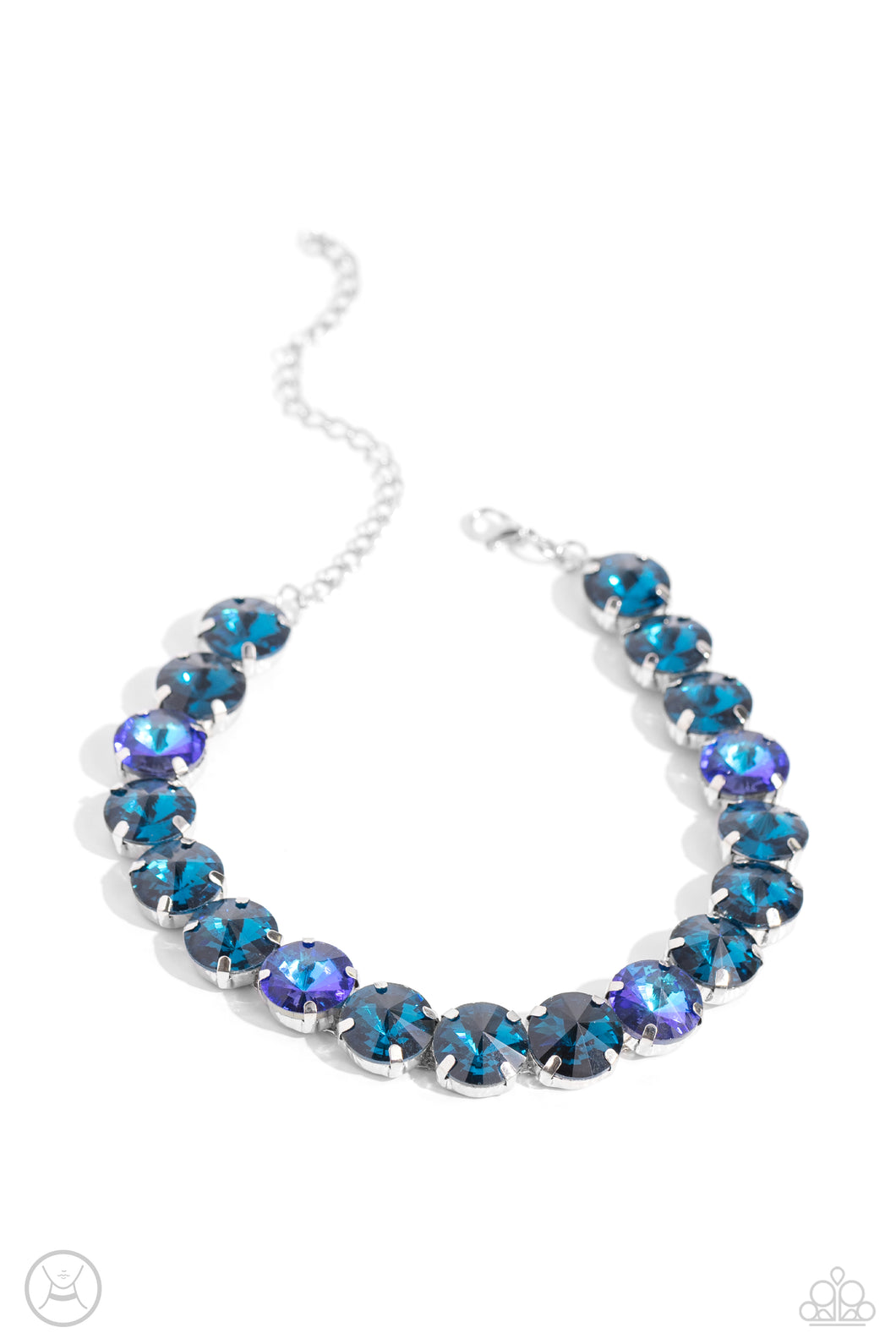 Paparazzi Accessories: Alluring A-Lister - Blue Choker Necklace