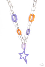 Load image into Gallery viewer, Paparazzi Accessories: Stargazing Show - Purple Necklace
