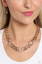 Load image into Gallery viewer, Paparazzi Accessories: Gleaming Harmony - Gold Neclace
