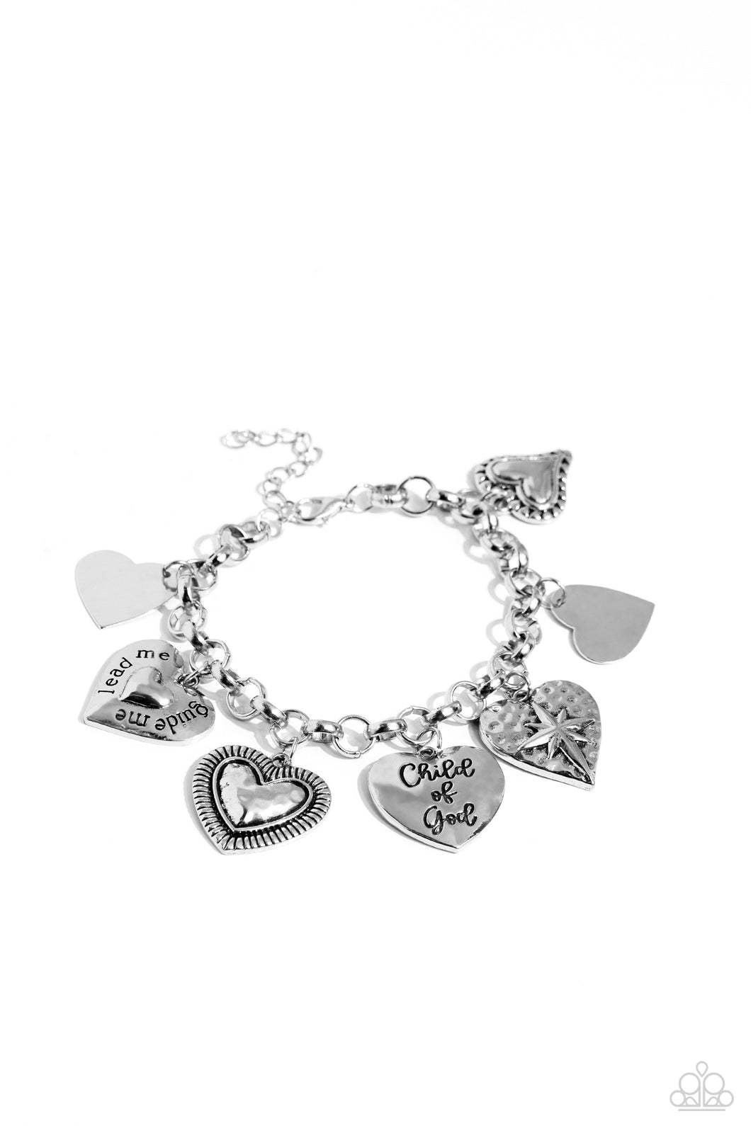 Paparazzi Accessories:Child of God - Silver Bracelet