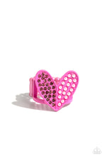 Load image into Gallery viewer, Paparazzi Accessories: Hometown Heart - Pink Ring
